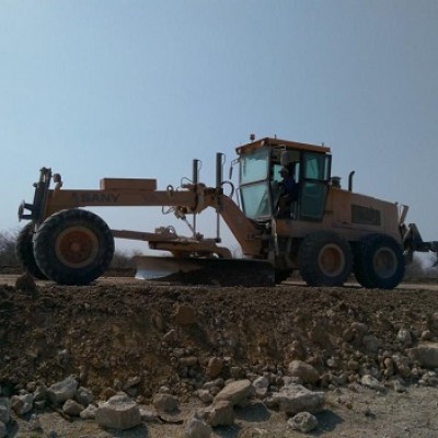 SANY motor graders for Namibia border line project